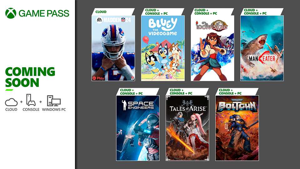 Próximamente en Xbox Game Pass
