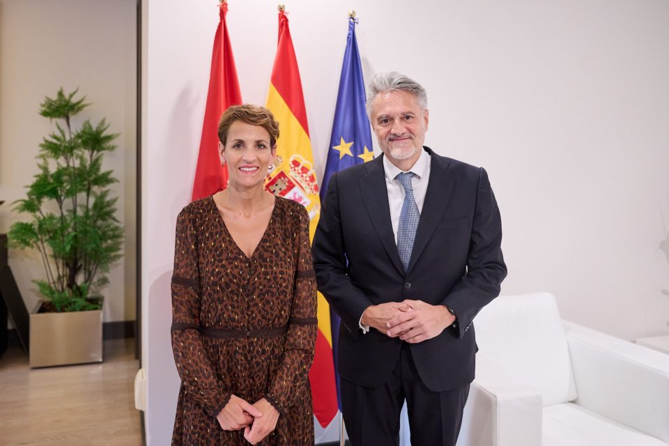 María Chivite y Alberto Granados