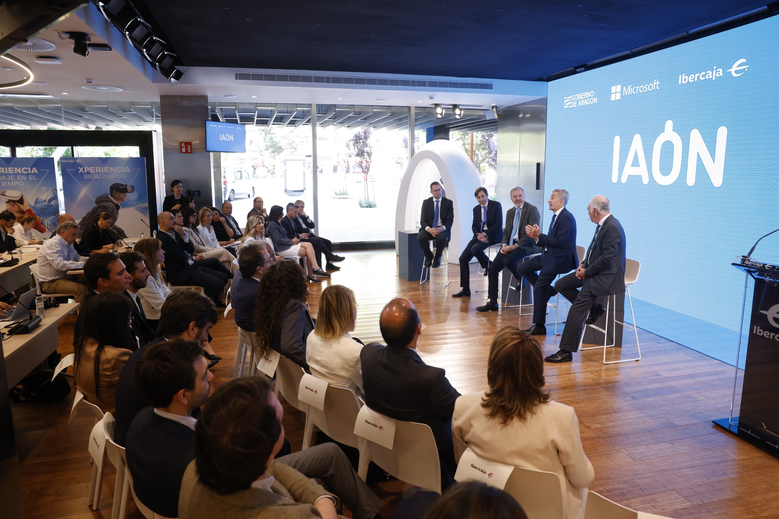 Vista de la sala durante el Acto de presentación de IAON.