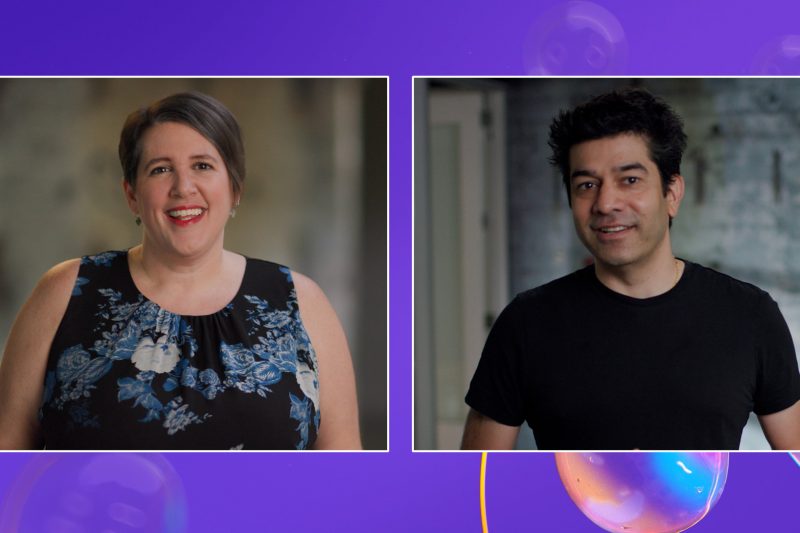 Erin Chapple and Rohan Kumar at Inspire 2021
