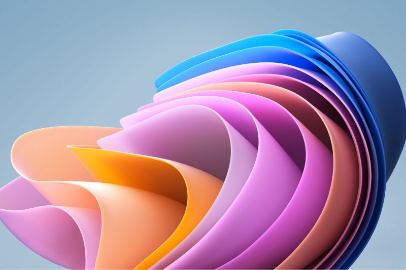 A screenshot of the Windows 11 SE Bloom screensaver