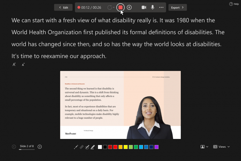 A screenshot of Recording Studio