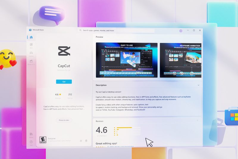 Image of an app available in the Microsoft Store on Windows
