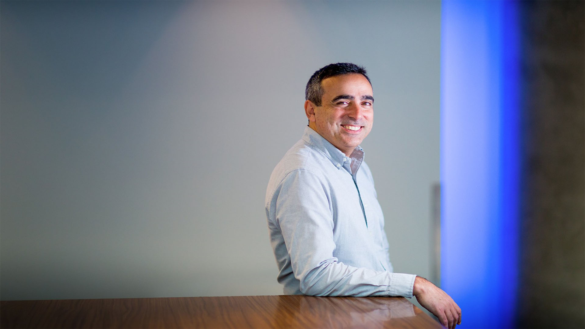 David Carmona, general manager for AI marketing for Microsoft. Photography by Scott Eklund/Red Box Pictures.