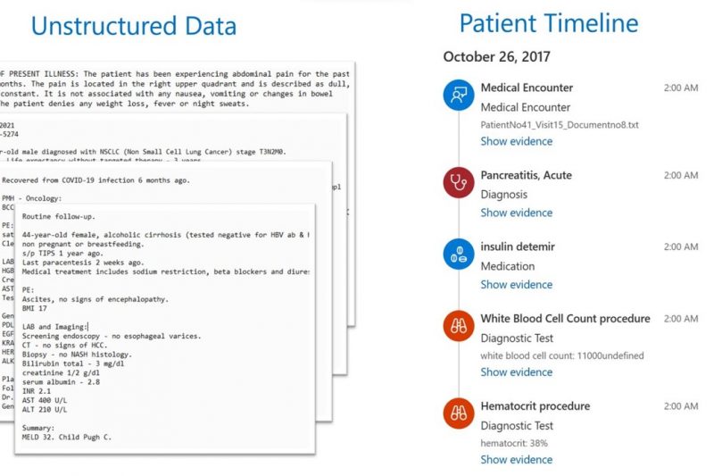 Screenshot of Azure AI new features and capabilities