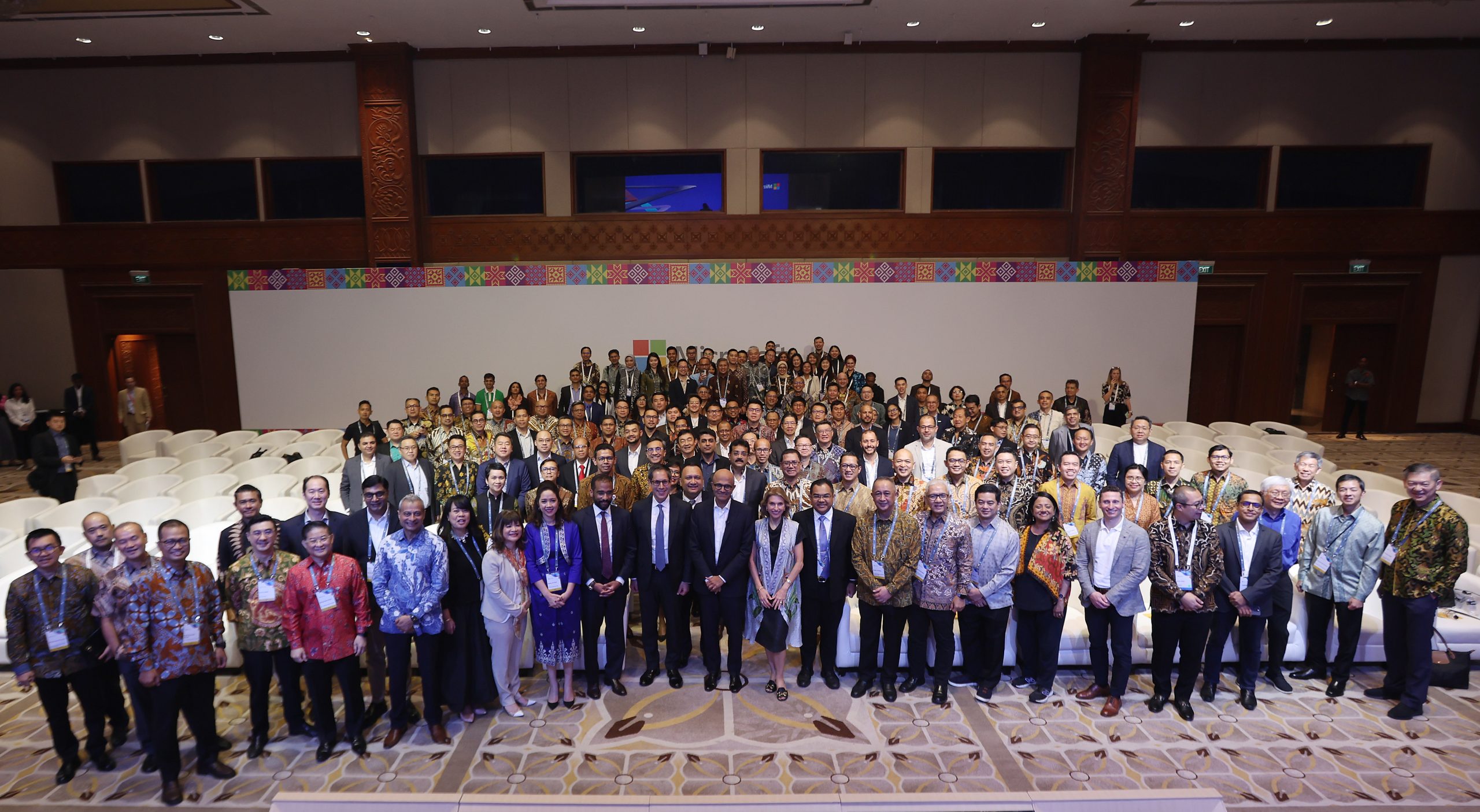 Large group of people posing for a picture