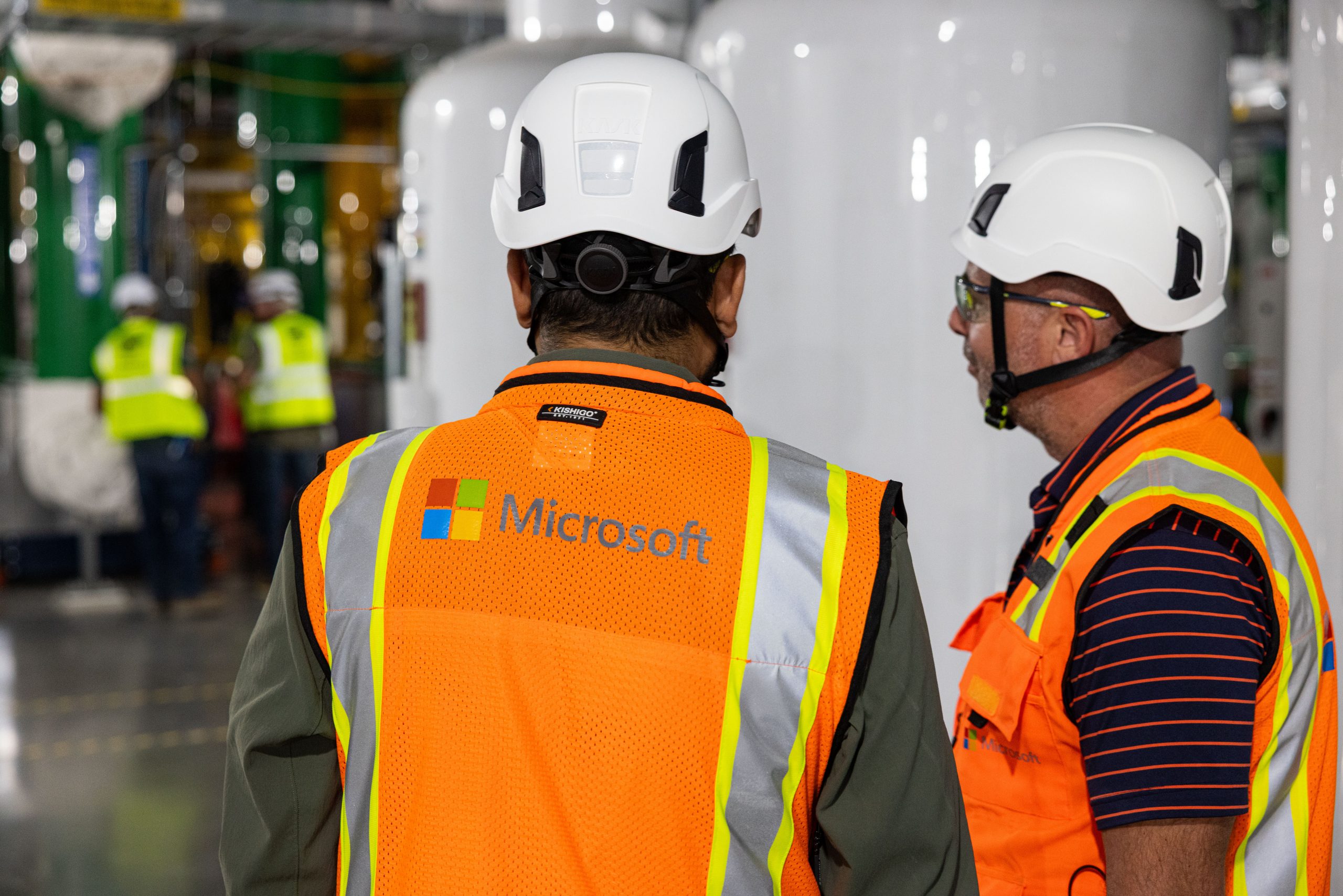 Microsoft data technicians