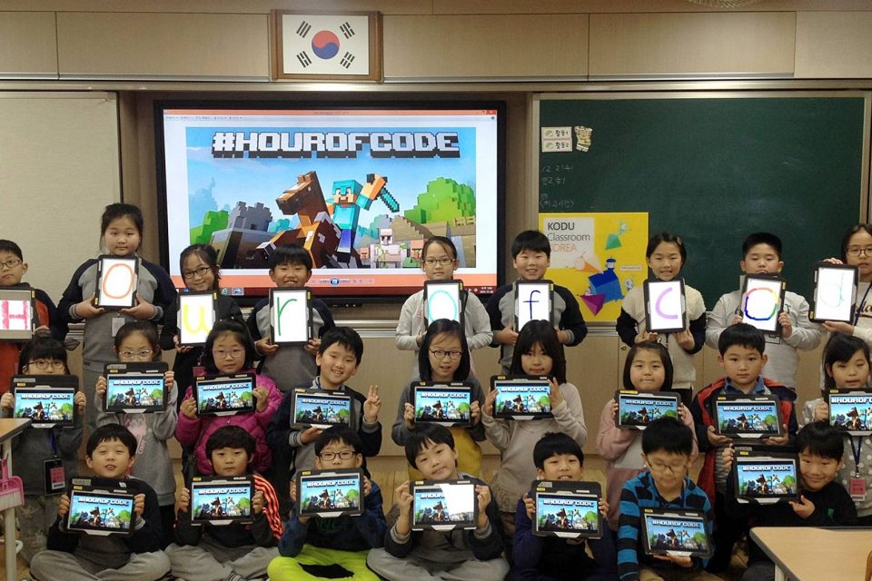 마이크로소프트_아워오브코드_대구 새론초등학교