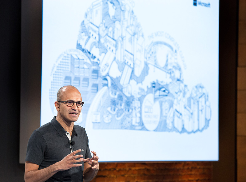 마이크로소프트 CEO 사티아 나델라(Satya Nadella)