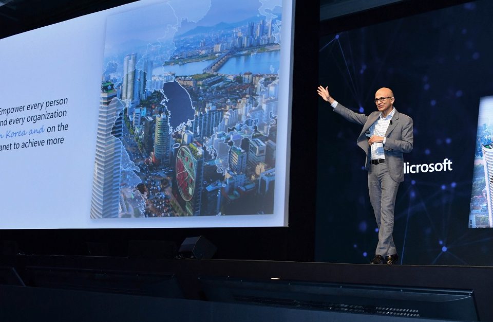 Satya nadella keynote at future now event in seoul