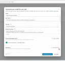 An image of builders using a low-code interface to start the model tuning process
