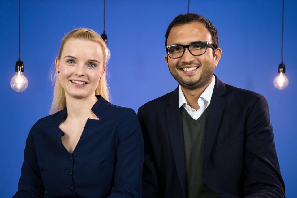 Sophia and Srikant from German startup Seerene